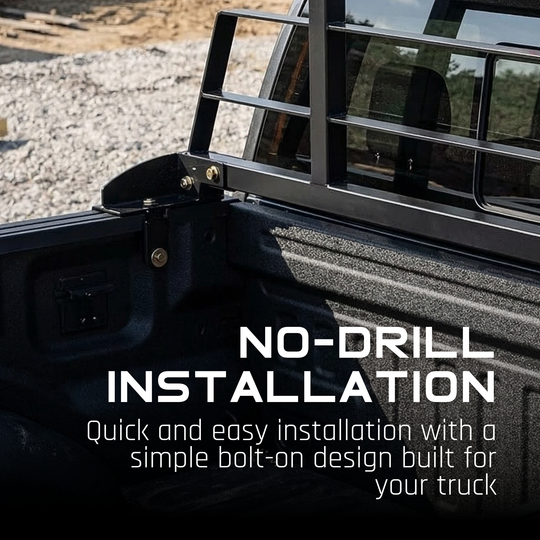 WMT10040 Westcan Iron Back Timberline Steel Cab Guard Safety Headache Rack For 19-26 Ram 1500 Westcan Canada