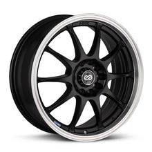 Charger l'image dans la galerie, 409-565-01BK - Enkei J10 15X6.5 4X114.3 / 4X100 38mm Matte Black With Machined Lip - Enkei Wheels Canada
