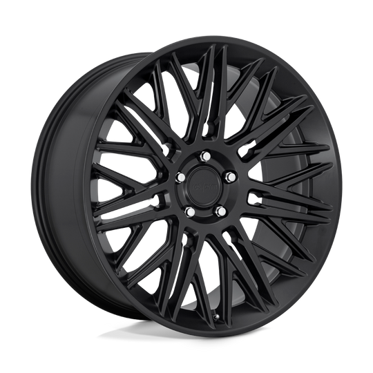 R164220021+30 - Rotiform R164 JDR 22X10 5X120  30mm Matte Black - Rotiform Wheels Canada