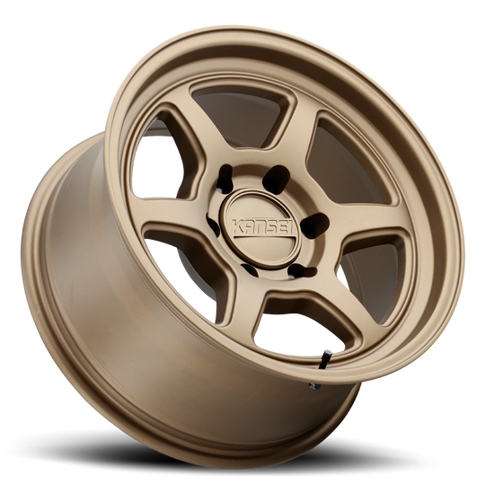 K14B-78551-00 - Kansei Roku HD K14B 17X8.5 5X150 0mm Matte Bronze - Kansei Wheels Canada