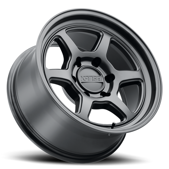 K14MB-78551-10 - Kansei Roku HD K14MB 17X8.5 5X150 -10mm Matte Black - Kansei Wheels Canada