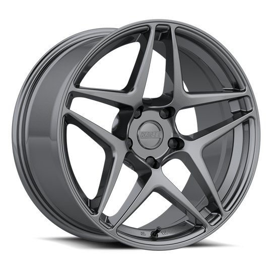 K15G-188512+35 - Kansei Astro K15G 18X8.5 5X114.3 35mm Gunmetal - Kansei Wheels Canada