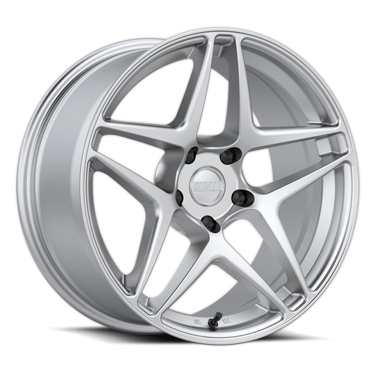 K15H-188517+35 - Kansei Astro K15H 18X8.5 5X112 35mm Hyper Silver - Kansei Wheels Canada