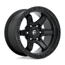 Charger l'image dans la galerie, D69717908750 - Fuel Off-Road D697 Kicker 17X9 6X114.3 ET 1mm Matte Black - Fuel Off-Road Wheels Canada