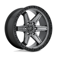 Charger l'image dans la galerie, D69820908950 - Fuel Off-Road D698 Kicker 20X9 6X135 1mm Matte Gun Metal Black Bead Ring - Fuel Off-Road Wheels Canada