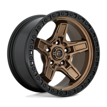 Load image into Gallery viewer, D69917907545 - Fuel Off-Road D699 Kicker 17X9 5X127 -12 mm Matte Bronze Black Bead Ring - Fuel Off-Road Wheels Canada