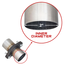 Load image into Gallery viewer, KJ200ID 2" ID Stainless Exhaust Flat Repair Flange Kit Tectonic Automotive Accessories