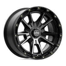 Load image into Gallery viewer, KM10079035418 - KMC KM100 Sync 17X9 5X127 / 5X139.7 18mm Satin Black With Gray Tint - KMC Wheels Canada