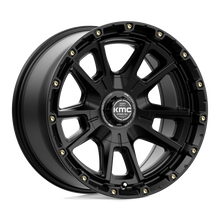 Load image into Gallery viewer, KM10079035718 - KMC KM100 Sync 17X9 5X127 / 5X139.7 18mm Satin Black - KMC Wheels Canada