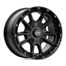 Load image into Gallery viewer, KM10079070718 - KMC KM100 Sync 17X9 6X139.7 / 6X114.3 18mm Satin Black - KMC Wheels Canada