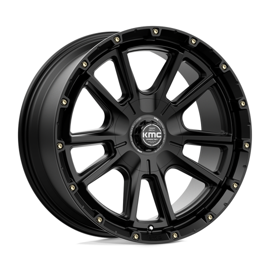 KM10029070718 - KMC KM100 Sync 20X9 6X114.3 / 6X139.7 18mm Satin Black - KMC Wheels Canada