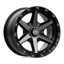Charger l'image dans la galerie, KM10129067400 - KMC KM101 Tempo 20X9 6X135 / 6X139.7 0mm Satin Black With Gray Tint - KMC Wheels Canada