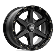 Charger l'image dans la galerie, KM10179070718 - KMC KM101 Tempo 17X9 6X114.3 / 6X139.7 18mm Satin Black - KMC Wheels Canada