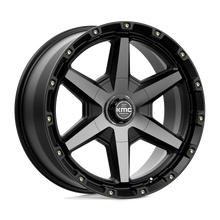Load image into Gallery viewer, KM10129067418 - KMC KM101 Tempo 20X9 6X135 / 6X139.7 18mm Satin Black With Gray Tint - KMC Wheels Canada