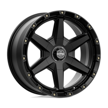 Load image into Gallery viewer, KM10129070718 - KMC KM101 Tempo 20X9 6X114.3 / 6X139.7 18mm Satin Black - KMC Wheels Canada