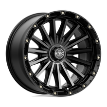 Load image into Gallery viewer, KM10279067412N - KMC KM102 Signal 17X9 6X135 / 6X139.7 -12mm Satin Black With Gray Tint - KMC Wheels Canada