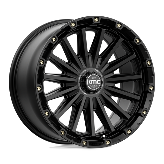 KM10279067718 - KMC KM102 Signal 17X9 6X135 6X139.7 18mm Satin Black - KMC Wheels Canada