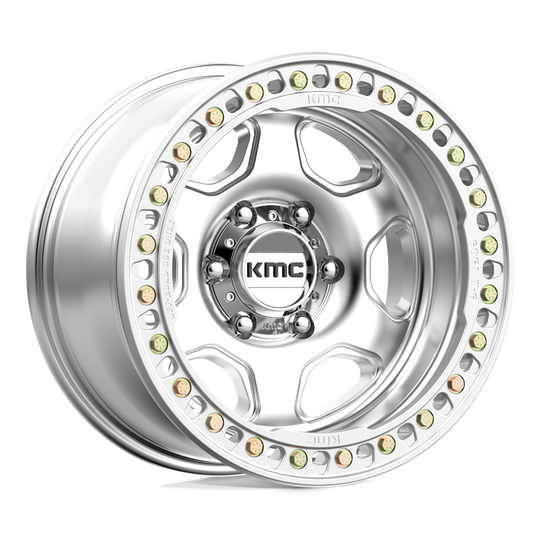 KM2332100M548N - KMC KM233 Hex Beadlock 20X10 BLANK -48 mm Machined - KMC Wheels Canada