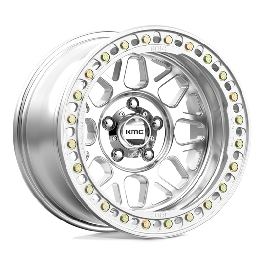 KM2352100L548N - KMC KM235 Grenade Crawl Beadlock 20X10 BLANK -48 mm Machined - KMC Wheels Canada