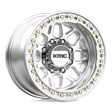 Load image into Gallery viewer, KM23579080538N - KMC KM235 Grenade Crawl Beadlock 17X9 8X165.1 -38 mm Machined - KMC Wheels Canada