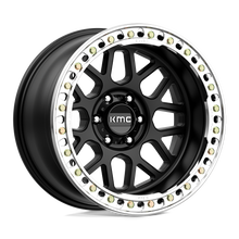Load image into Gallery viewer, KM23521060748N - KMC KM235 Grenade Crawl Beadlock 20X10 6X139.7 -48 mm Satin Black - KMC Wheels Canada