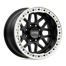 Load image into Gallery viewer, KM23521080748N - KMC KM235 Grenade Crawl Beadlock 20X10 8X165.1 -48 mm Satin Black - KMC Wheels Canada