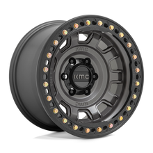Load image into Gallery viewer, KM23679060415N - KMC KM236 Tank Beadlock 17X9 6X139.7 -15 mm Anthracite - KMC Wheels Canada