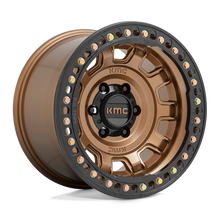 Load image into Gallery viewer, KM23679087638N - KMC KM236 Tank Beadlock 17X9 8X170 -38 mm Matte Bronze - KMC Wheels Canada