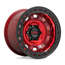 Load image into Gallery viewer, KM23679087938N - KMC KM236 Tank Beadlock 17X9 8X170 -38 mm Candy Red - KMC Wheels Canada