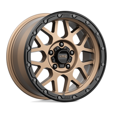 Load image into Gallery viewer, KM53579050618 - KMC KM535 Grenade Off-Road 17X9 5X127  18mm Matte Bronze Matte Black Lip - KMC Wheels Canada