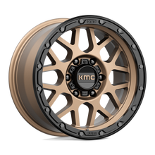 Load image into Gallery viewer, KM53579063618 - KMC KM535 Grenade Off-Road 17X9 6X135  18mm Matte Bronze Matte Black Lip - KMC Wheels Canada