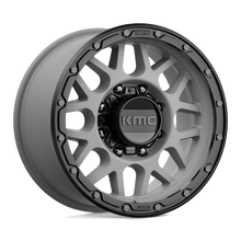 Load image into Gallery viewer, KM53579080418 - KMC KM535 Grenade Off-Road 17X9 8X165.1  18mm Matte Gray Matte Black Lip - KMC Wheels Canada