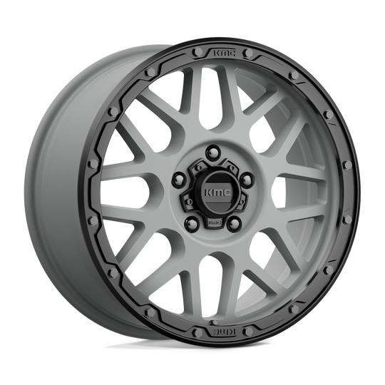 KM53588550435 - KMC KM535 Grenade Off-Road 18X8.5 5X127  35mm Matte Gray Matte Black Lip - KMC Wheels Canada