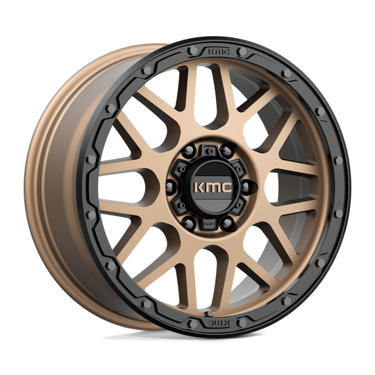 KM53588563635 - KMC KM535 Grenade Off-Road 18X8.5 6X135  35mm Matte Bronze Matte Black Lip - KMC Wheels Canada