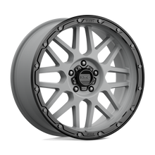 Load image into Gallery viewer, KM53529050418 - KMC KM535 Grenade Off-Road 20X9 5X127  18mm Matte Gray Matte Black Lip - KMC Wheels Canada
