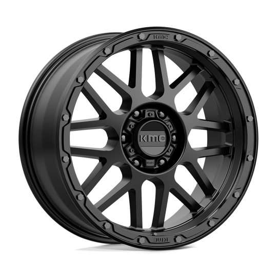 KM53529063718 - KMC KM535 Grenade Off-Road 20X9 6X135  18mm Matte Black - KMC Wheels Canada