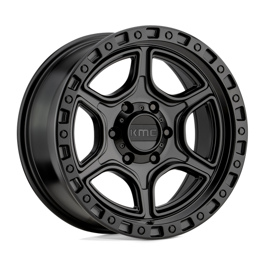 KM53979050712N - KMC KM539 Portal 17X9 5X127 -12 mm Satin Black - KMC Wheels Canada
