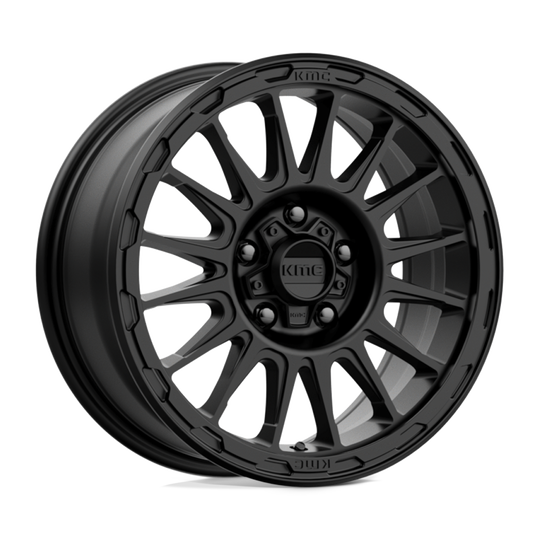 KM54267012730 - KMC KM542 Impact 16X7 5X114.3  30mm Satin Black - KMC Wheels Canada