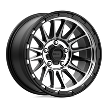 Charger l'image dans la galerie, KM54279050512N - KMC KM542 Impact 17X9 5X127 -12 mm Satin Black Machined - KMC Wheels Canada