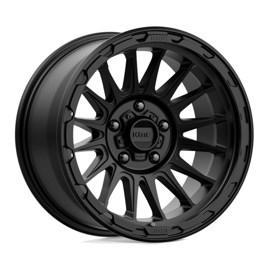 KM54279050712N - KMC KM542 Impact 17X9 5X127 -12 mm Satin Black - KMC Wheels Canada
