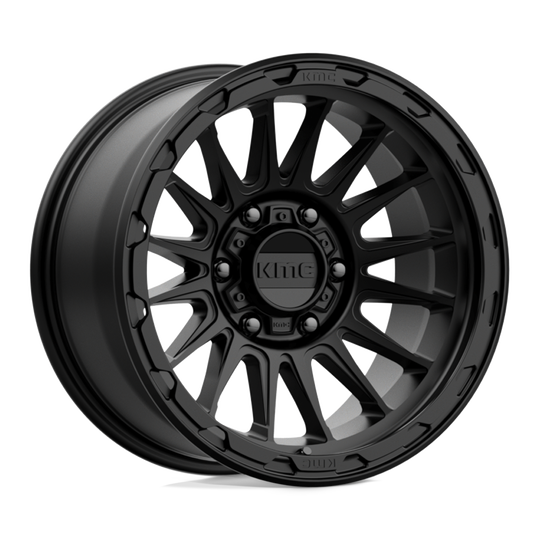 KM54279068712N - KMC KM542 Impact 17X9 6X139.7 -12 mm Satin Black - KMC Wheels Canada
