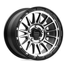 Load image into Gallery viewer, KM54279050518 - KMC KM542 Impact 17X9 5X127  18mm Satin Black Machined - KMC Wheels Canada