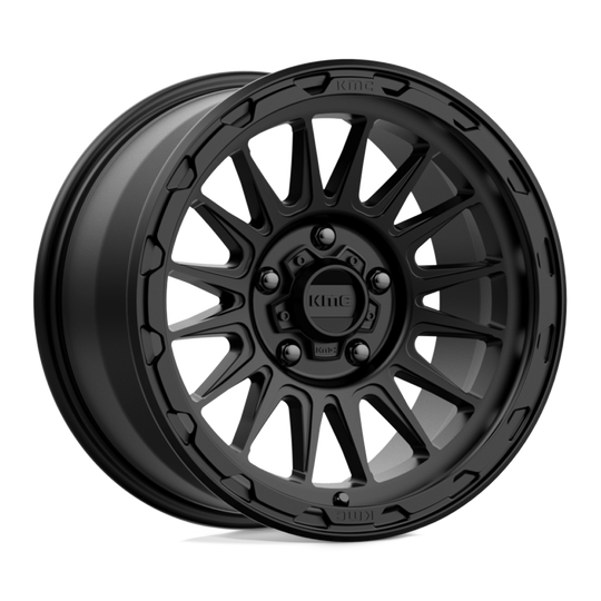 KM54279050718 - KMC KM542 Impact 17X9 5X127  18mm Satin Black - KMC Wheels Canada