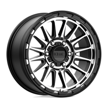 Charger l'image dans la galerie, KM54289064518 - KMC KM542 Impact 18X9 6X114.3  18mm Satin Black Machined - KMC Wheels Canada