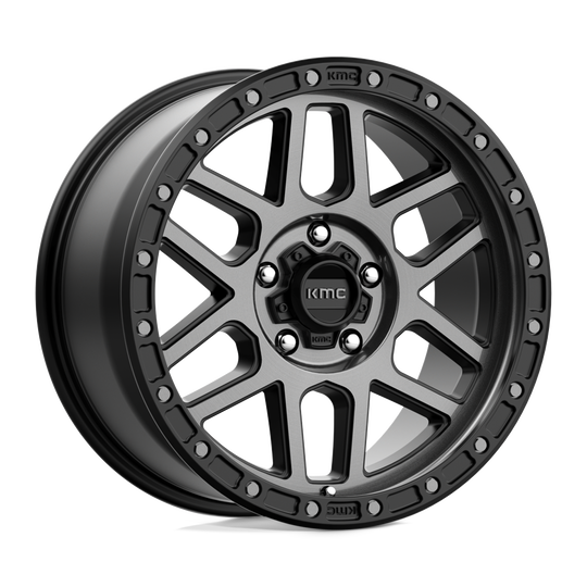 KM54489050418 - KMC KM544 Mesa 18X9 5X127  18mm Satin Black With Gray Tint - KMC Wheels Canada