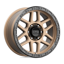 Charger l'image dans la galerie, KM54489064618 - KMC KM544 Mesa 18X9 6X114.3  18mm Matte Bronze With Black Lip - KMC Wheels Canada