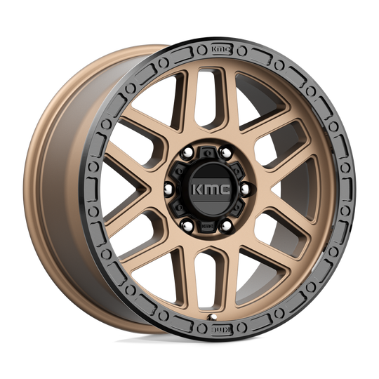 KM54489064618 - KMC KM544 Mesa 18X9 6X114.3  18mm Matte Bronze With Black Lip - KMC Wheels Canada