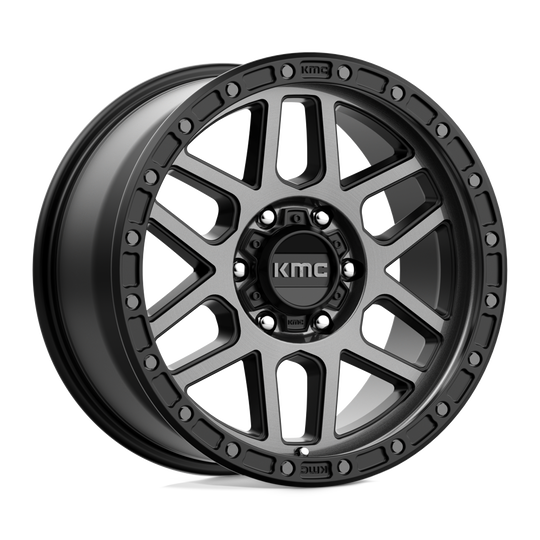 KM54489068418 - KMC KM544 Mesa 18X9 6X139.7  18mm Satin Black With Gray Tint - KMC Wheels Canada