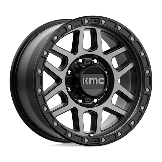 KM54479087412N - KMC KM544 Mesa 17X9 8X170 -12 mm Satin Black With Gray Tint - KMC Wheels Canada