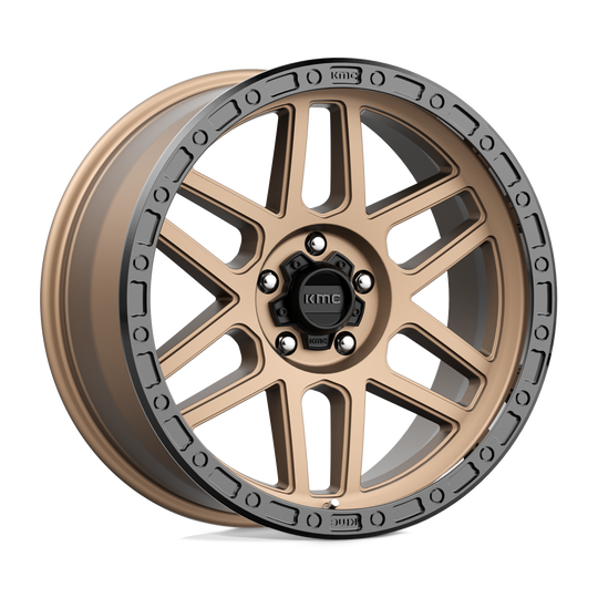 KM54479050612N - KMC KM544 Mesa 17X9 5X127 -12 mm Matte Bronze With Black Lip - KMC Wheels Canada